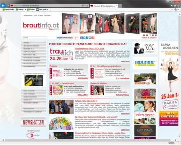 Screenshot www.brautinfo.at