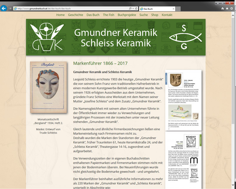 Screenshot - www.gmundnerbuch.at Screenshot - www.gmundnerbuch.at