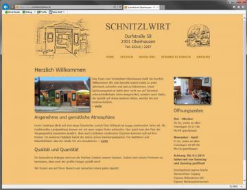Screenshot www.schnitzlwirtshaus.at